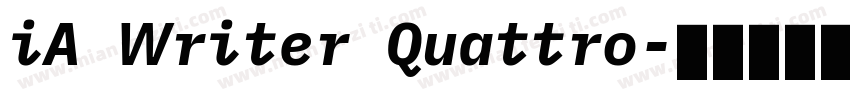 iA Writer Quattro字体转换